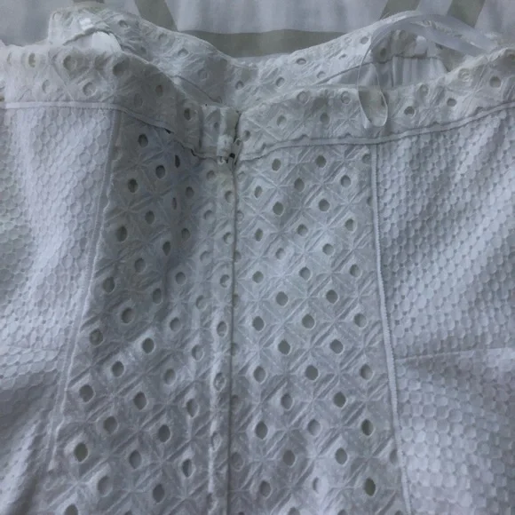 White House Black Market Ivory Eyelet Dress - Picture 4 of 4
